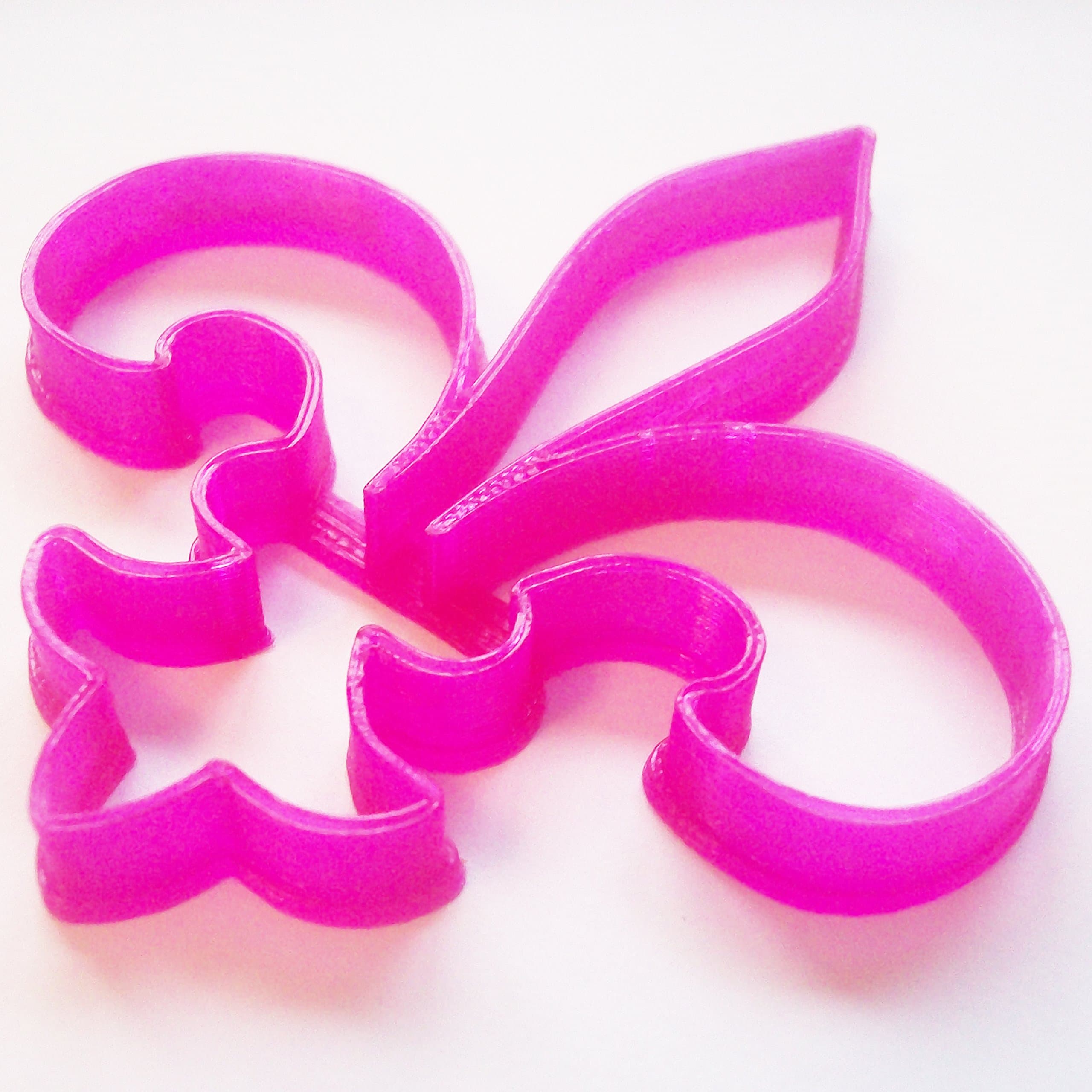Fleur De Lis Fondant/Cookie Cutter for Cake Decorating Icing Fondant