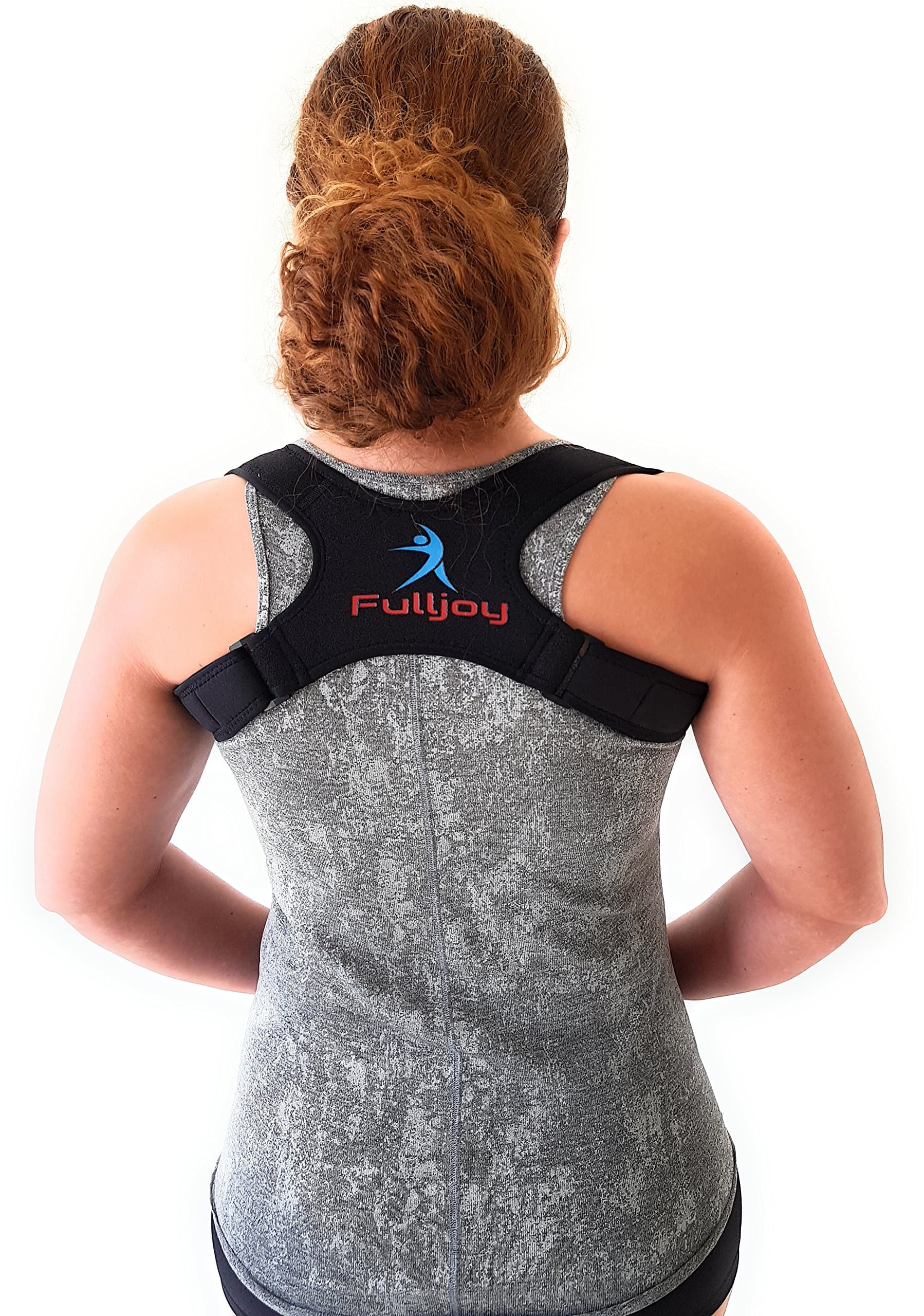 Fulljoy Muscle Training Shoulder Posture Support Clavicle Corrector Brace Belt