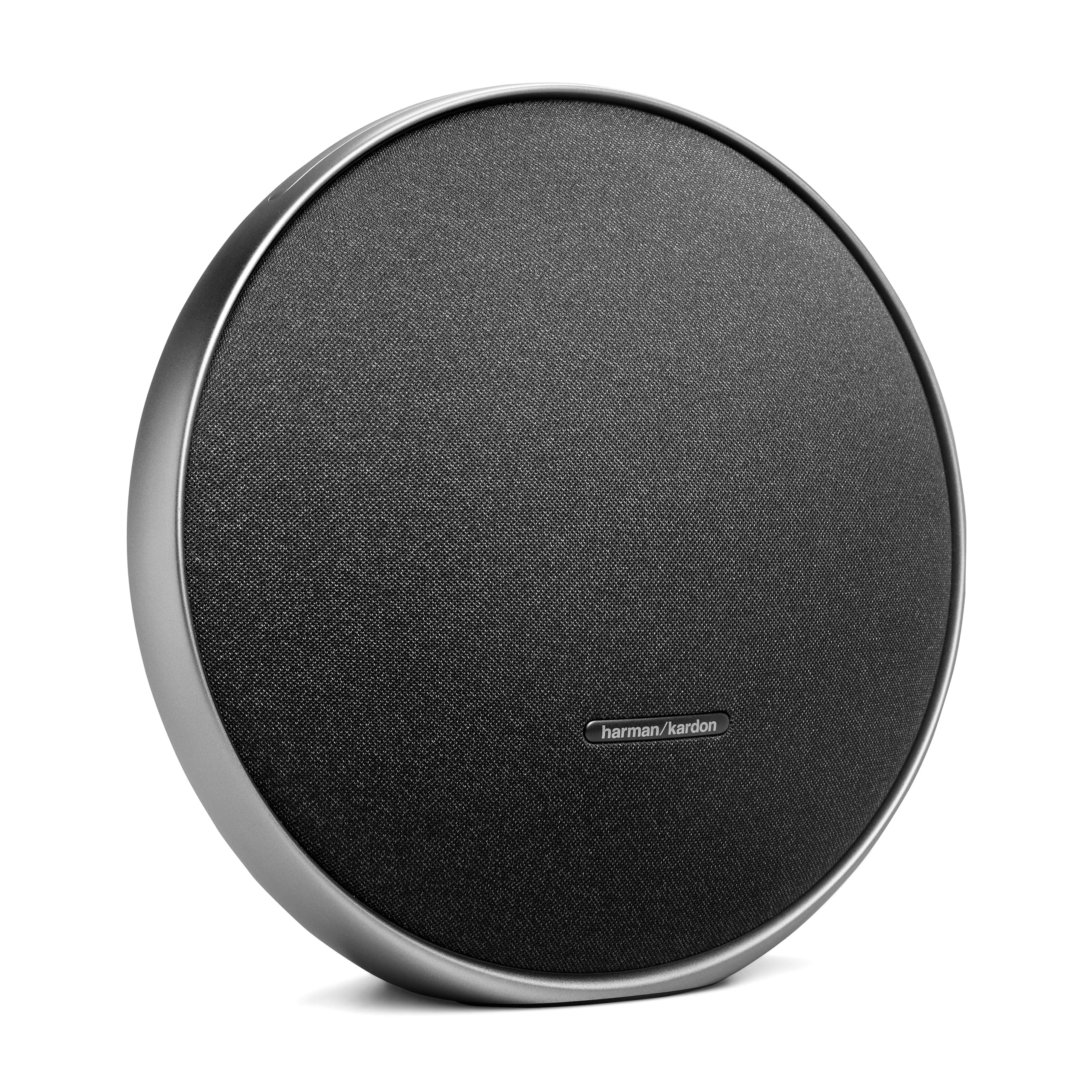 Harman Kardon Onyx Studio 9 - Portable Stereo Bluetooth Home Speaker with Built-in Battery and USB Charging, self-Tuning, and Multi-Speaker Connection by Auracast - Black (Renewed)